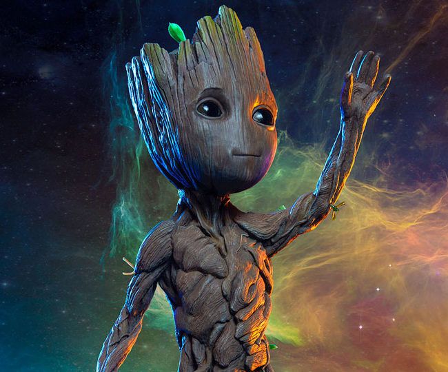 picture of groot waving